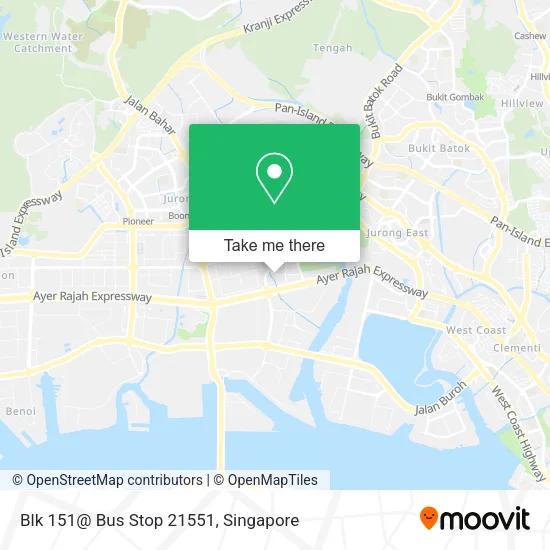 Blk 151@ Bus Stop 21551地图