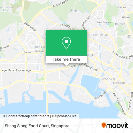 Sheng Siong Food Court map