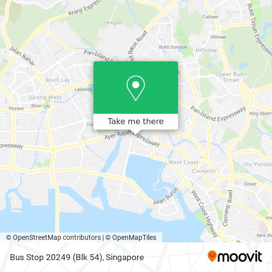 Bus Stop 20249 (Blk 54) map