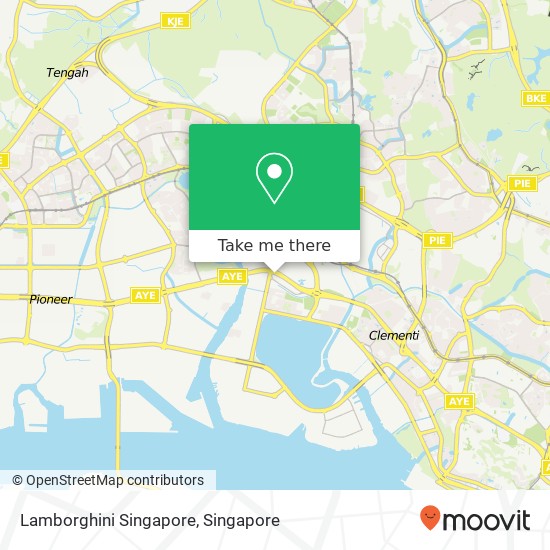 Lamborghini Singapore map