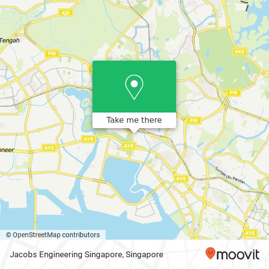 Jacobs Engineering Singapore map