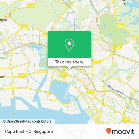 Cape East HQ map