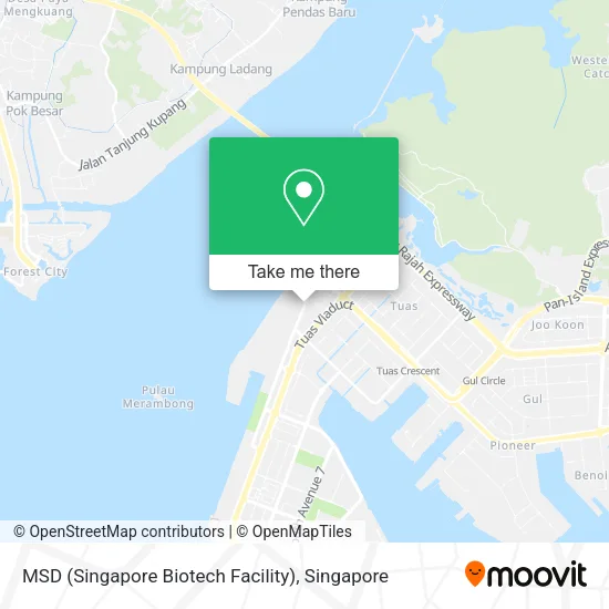MSD (Singapore Biotech Facility)地图