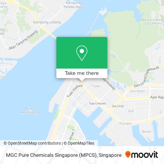 MGC Pure Chemicals Singapore (MPCS)地图