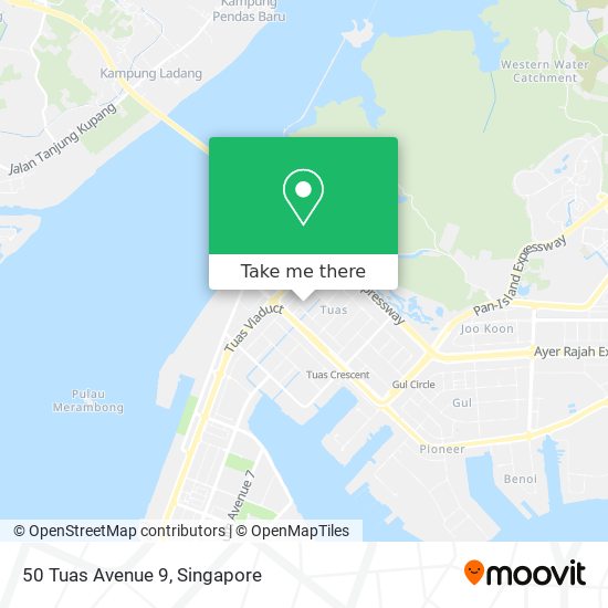 50 Tuas Avenue 9 map