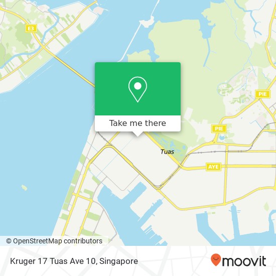 Kruger 17 Tuas Ave 10 map