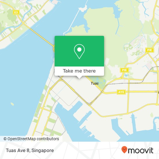 Tuas Ave 8地图