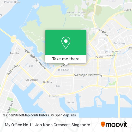 My Office No 11 Joo Koon Crescent map