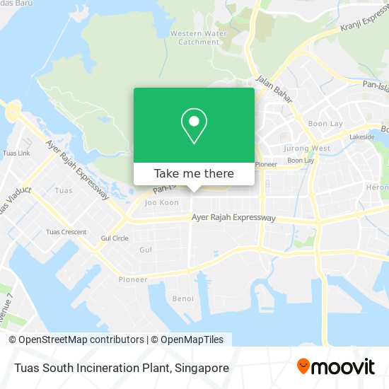 Tuas South Incineration Plant地图