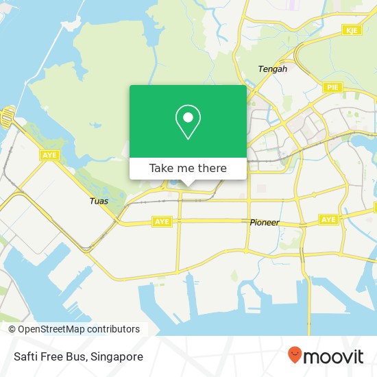 Safti Free Bus map