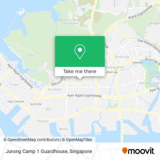 Jurong Camp 1 Guardhouse map