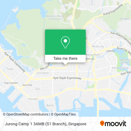 Jurong Camp 1 3AMB (S1 Branch) map