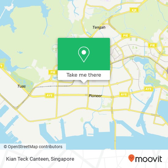 Kian Teck Canteen map