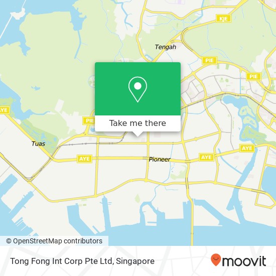 Tong Fong Int Corp Pte Ltd map