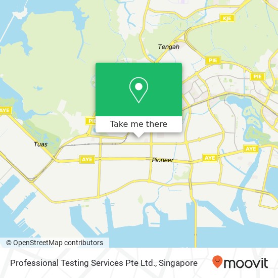 Professional Testing Services Pte Ltd.地图