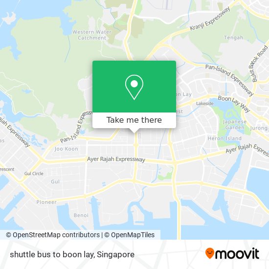 shuttle bus to boon lay map