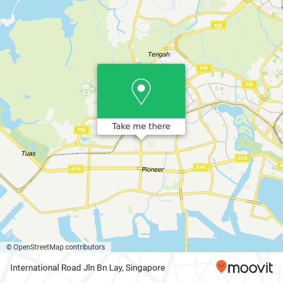 International Road Jln Bn Lay map