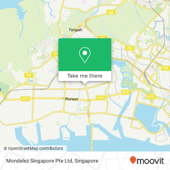 Mondelez Singapore Pte Ltd map