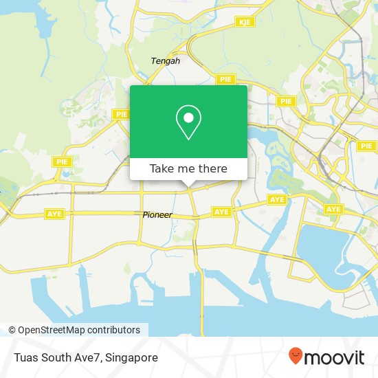 Tuas South Ave7 map