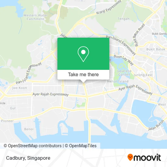 Cadbury map