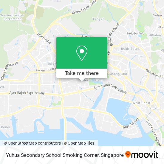 Yuhua Secondary School Smoking Corner地图