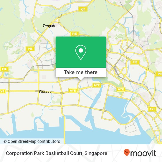 Corporation Park Basketball Court map