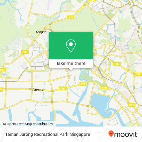 Taman Jurong Recreational Park map