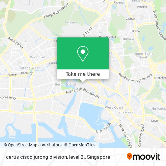 certis cisco jurong division, level 2. map