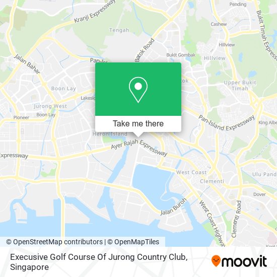 Execusive Golf Course Of Jurong Country Club地图