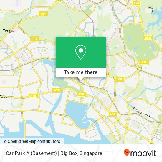 Car Park A (Basement) | Big Box map