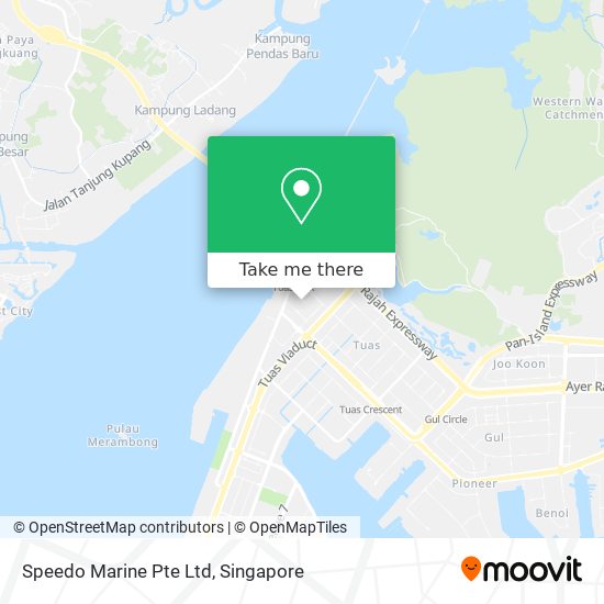 Speedo Marine Pte Ltd map