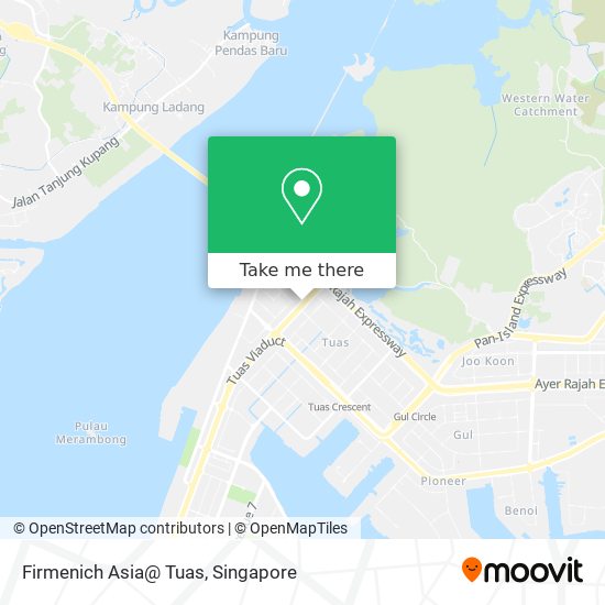 Firmenich Asia@ Tuas map