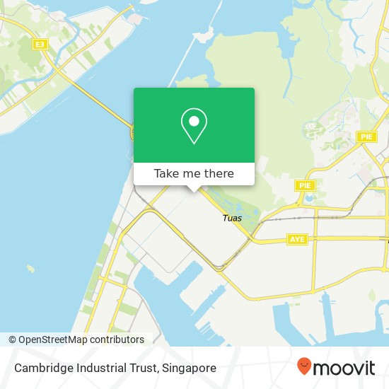 Cambridge Industrial Trust map