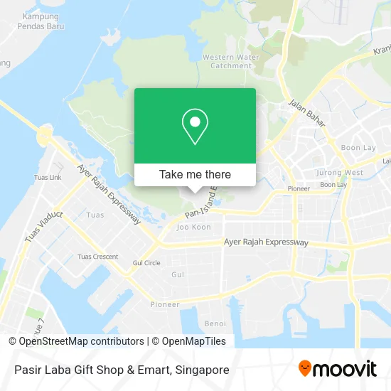 Pasir Laba Gift Shop & Emart map