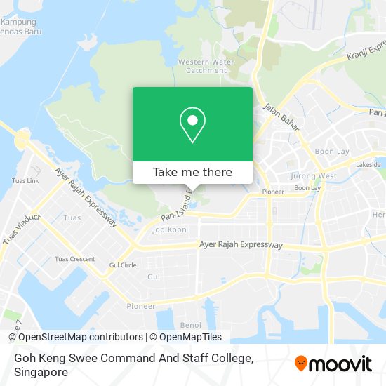 Goh Keng Swee Command And Staff College map