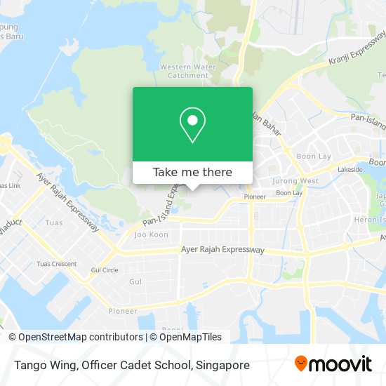 Tango Wing, Officer Cadet School map