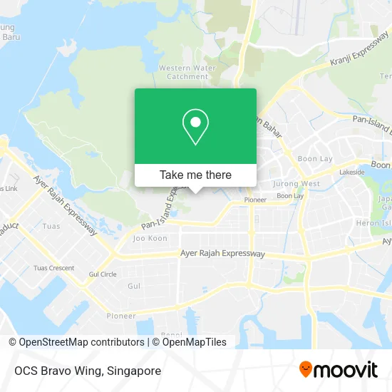 OCS Bravo Wing map