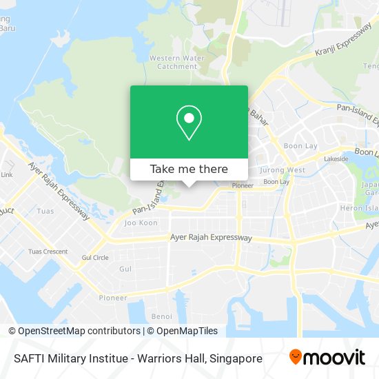 SAFTI Military Institue - Warriors Hall map