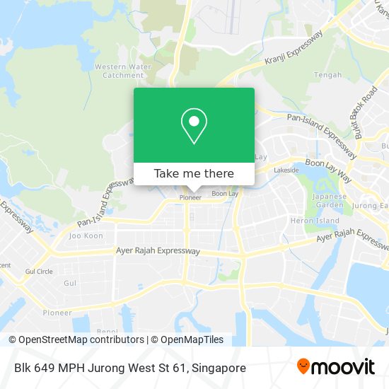 Blk 649 MPH Jurong West St 61 map