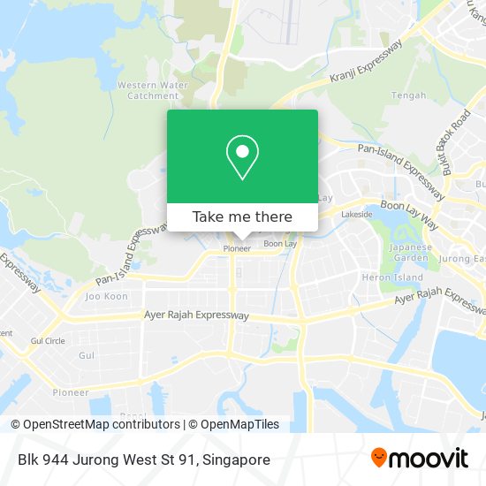 Blk 944 Jurong West St 91 map