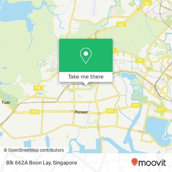 Blk 662A Boon Lay map