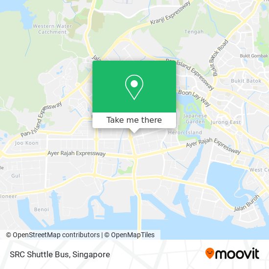 SRC Shuttle Bus map