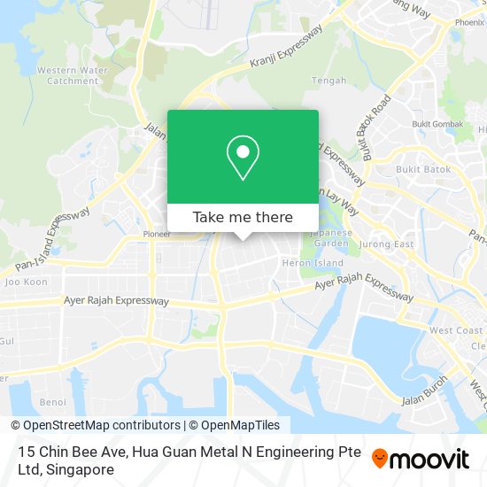 15 Chin Bee Ave, Hua Guan Metal N Engineering Pte Ltd地图