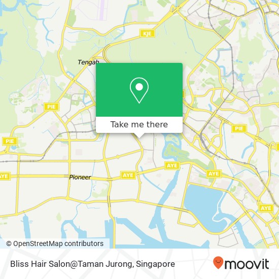 Bliss Hair Salon@Taman Jurong map