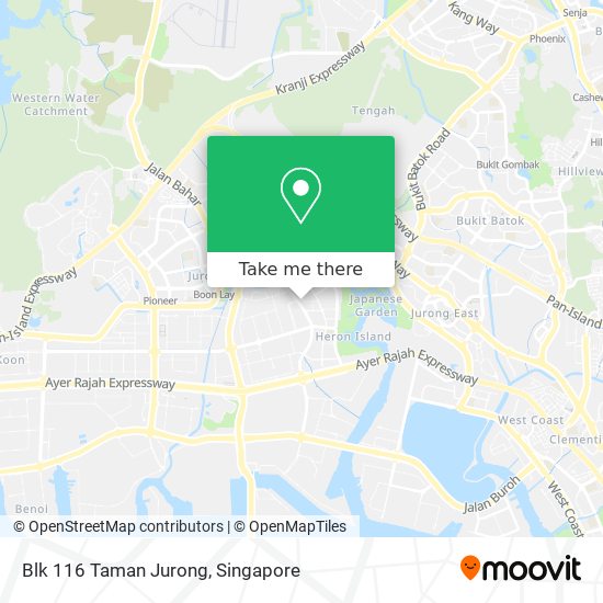 Blk 116 Taman Jurong地图
