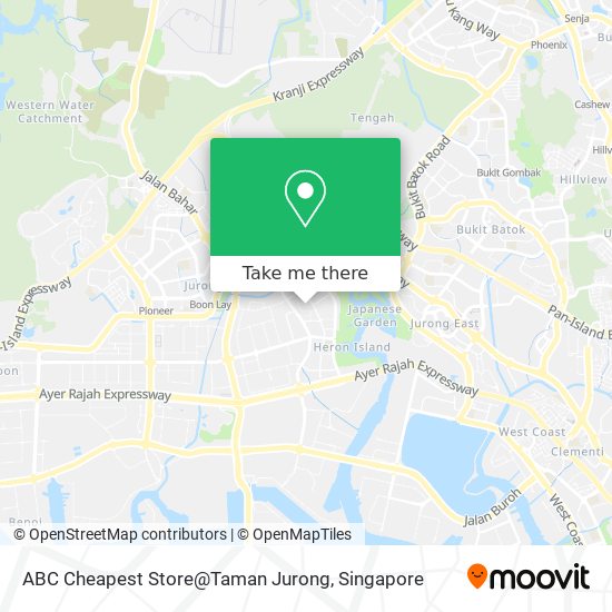 ABC Cheapest Store@Taman Jurong map