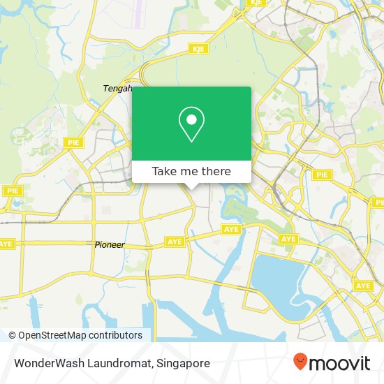 WonderWash Laundromat map
