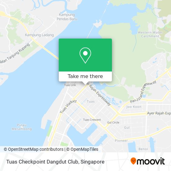 Tuas Checkpoint Dangdut Club map