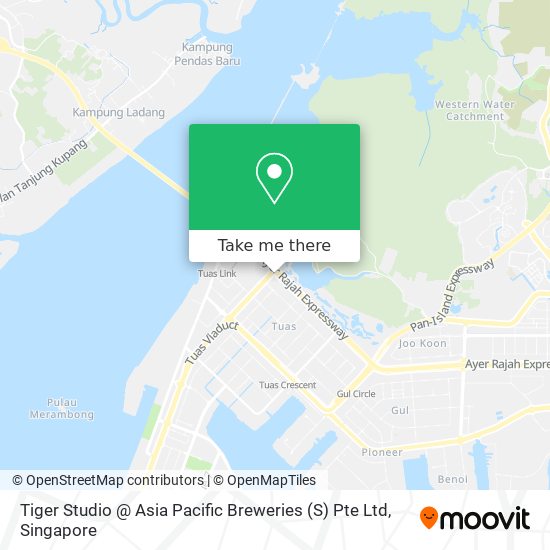Tiger Studio @ Asia Pacific Breweries (S) Pte Ltd map