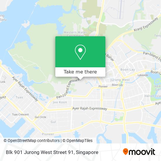 Blk 901 Jurong West Street 91 map